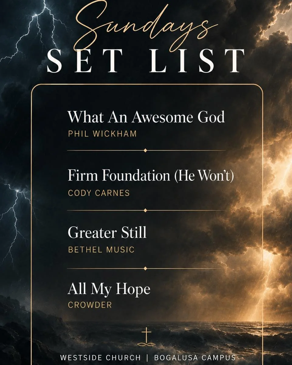 STORM TESTED begins this Sunday at Westside! 
Life has a way of bringing storms we never expected. Some arrive because of our choices. Others come through suffering, loss, disappointment, or circumstances beyond our control.

The good news? God never