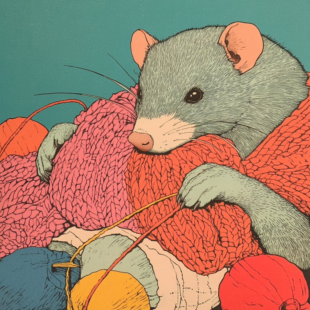 eparrie_an_opossum_knitting_a_blanket_colorful_color_woodbloc_6da7ff5a-401d-403f-bb2b-8c0a52f6a9ed_1.png
