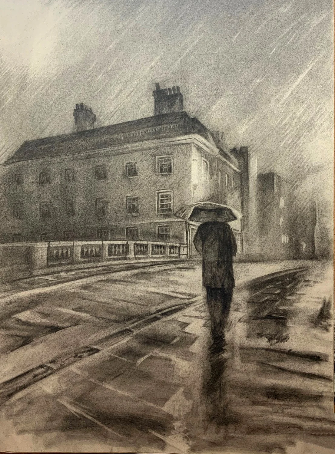 Rainy Georgian Bridge