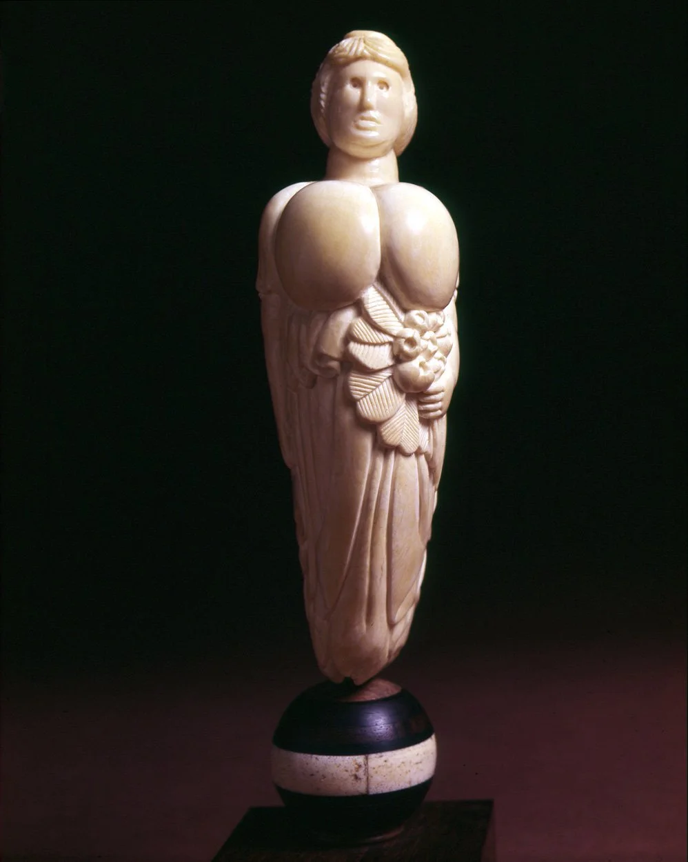 Figure Head (front view), Scrimshaw