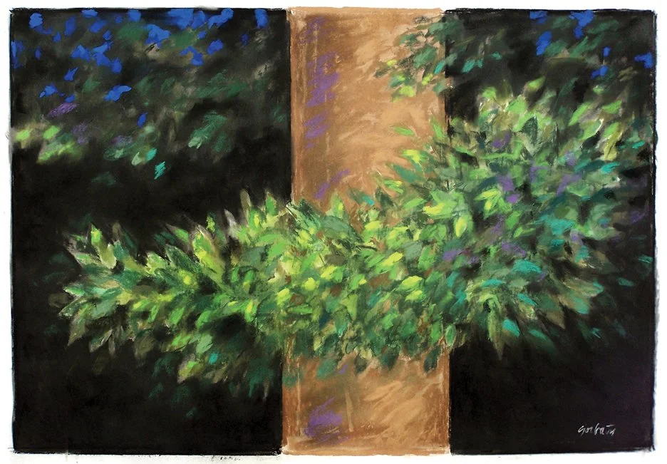 Middle Tree, 2005, Pastel, 22” x 32”