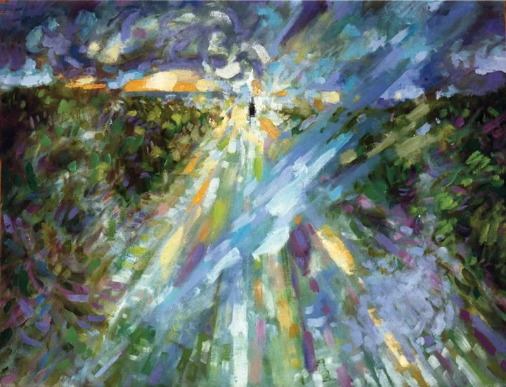 Train (series), 2005, Oil on Canvas, 19-3/4” x 24”