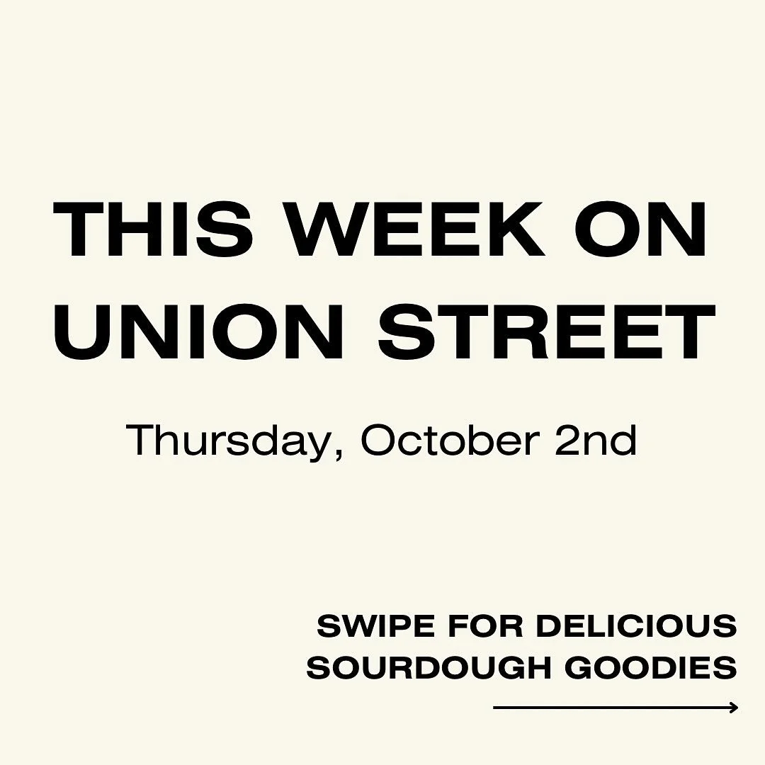 It&rsquo;s a big week here on Union St. as I prepare for the inaugural Sourdough Retreat @threesistersfarmmaine next weekend, so in keeping we&rsquo;ll have a big bread day on Thursday and NO bagels on Friday.

This week we&rsquo;re switching over to