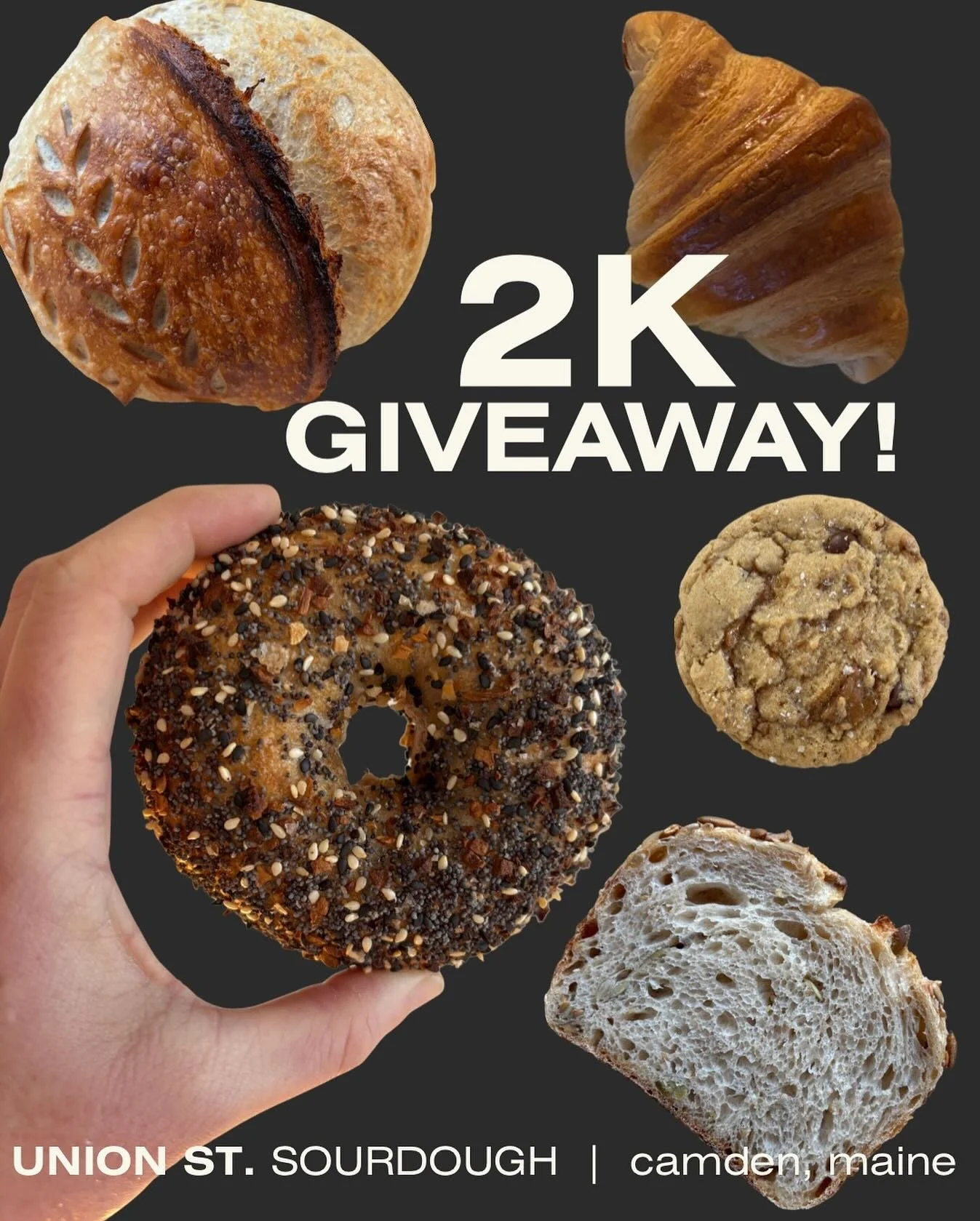 ✨ 2K GIVEAWAY ✨

I&rsquo;m celebrating 2,000 followers with a little thank-you to this wonderful community! One lucky winner will receive a $20 gift certificate to enjoy even more sourdough from yours truly.

Here&rsquo;s how to enter:
1️⃣ Follow @un