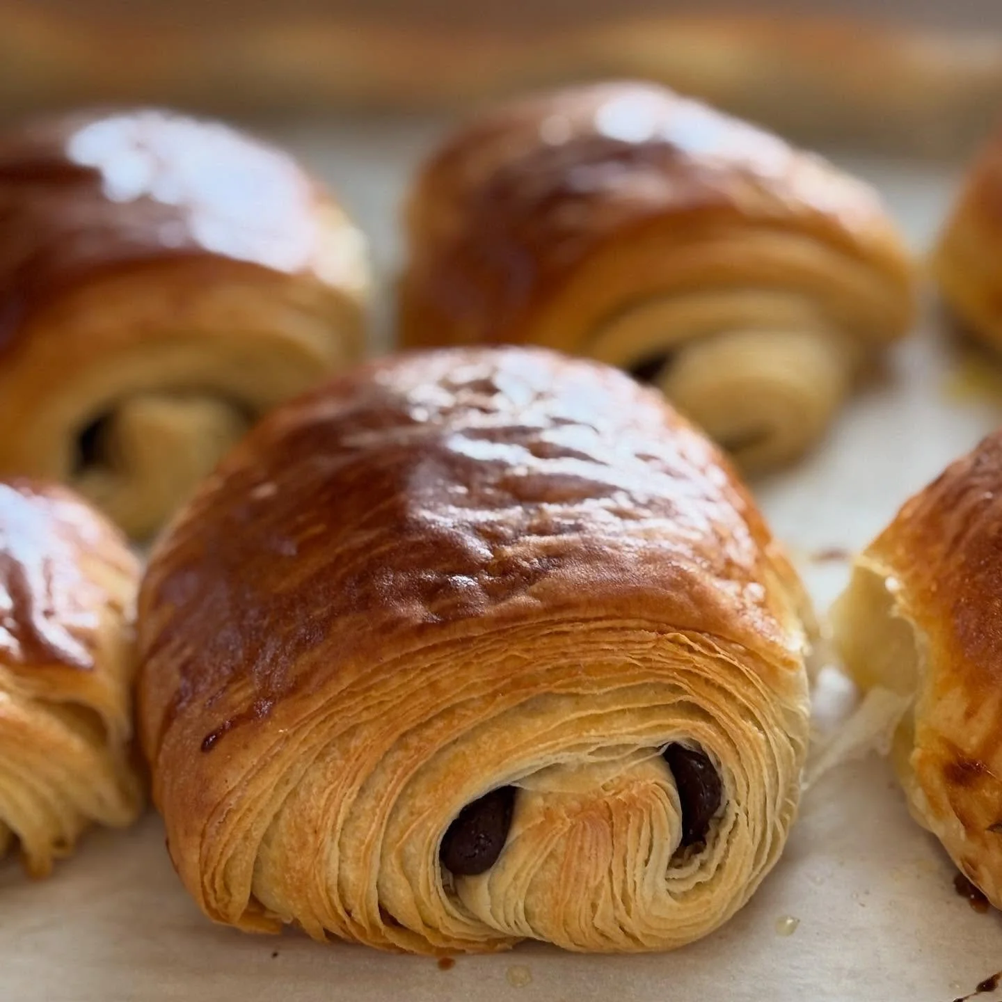 This one deserves a place on the grid. 100% sourdough (no commercial yeast), organic grain, hand laminated, pain au chocolat. 
We live in one of those most beautiful places in the world - but sometimes you dream of wandering the streets of Paris (no