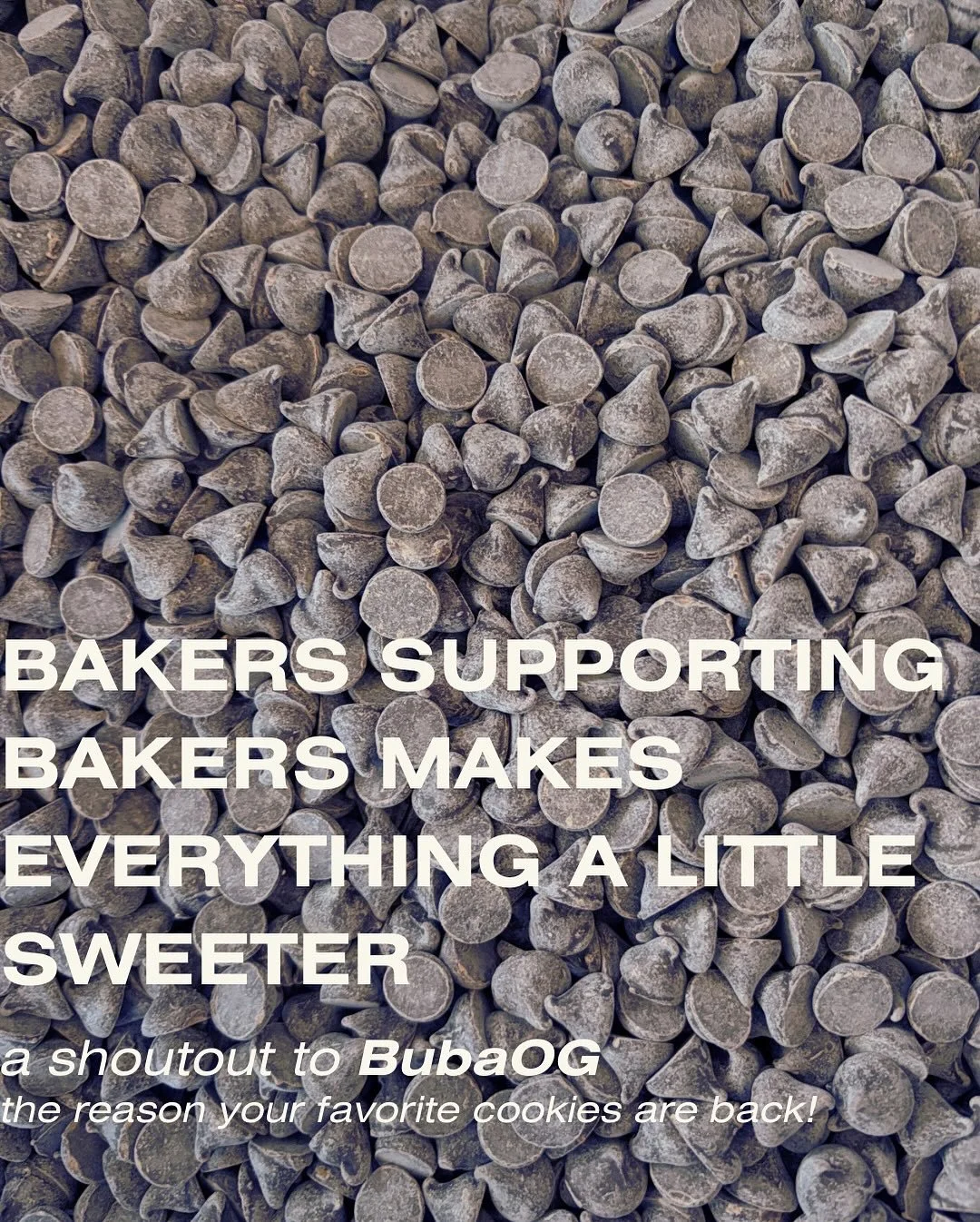 A little baker-to-baker shout out
When chocolate prices hit a record high, I reluctantly paused my sourdough dark chocolate chip sea salt cookies — I just couldn’t bring myself to compromise on quality. Then, out of the blue, a fellow Ma