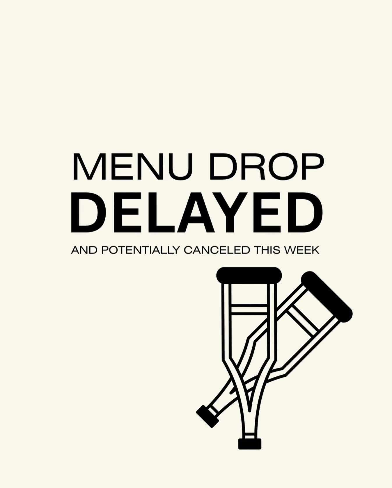 One heck of a way to start the new year in the bakery&hellip;on crutches. I need another day or two to see if I&rsquo;ll be up for bread and bagels this week - so the menu drop is delayed until further notice - and quite possibly cancelled for this w