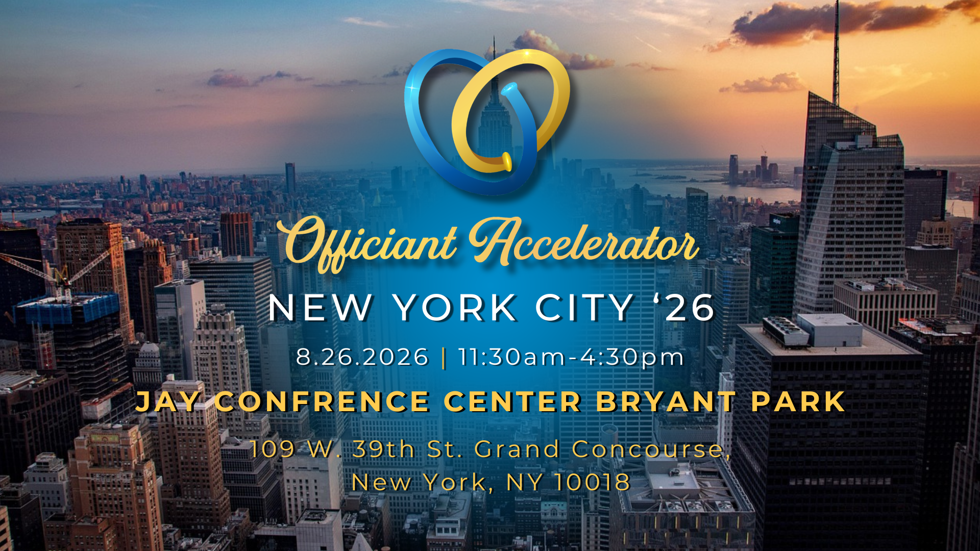 Officiant Accelerator New York City 2026