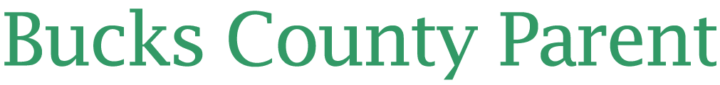 Text reading 'Bucks County Parent' in large green font