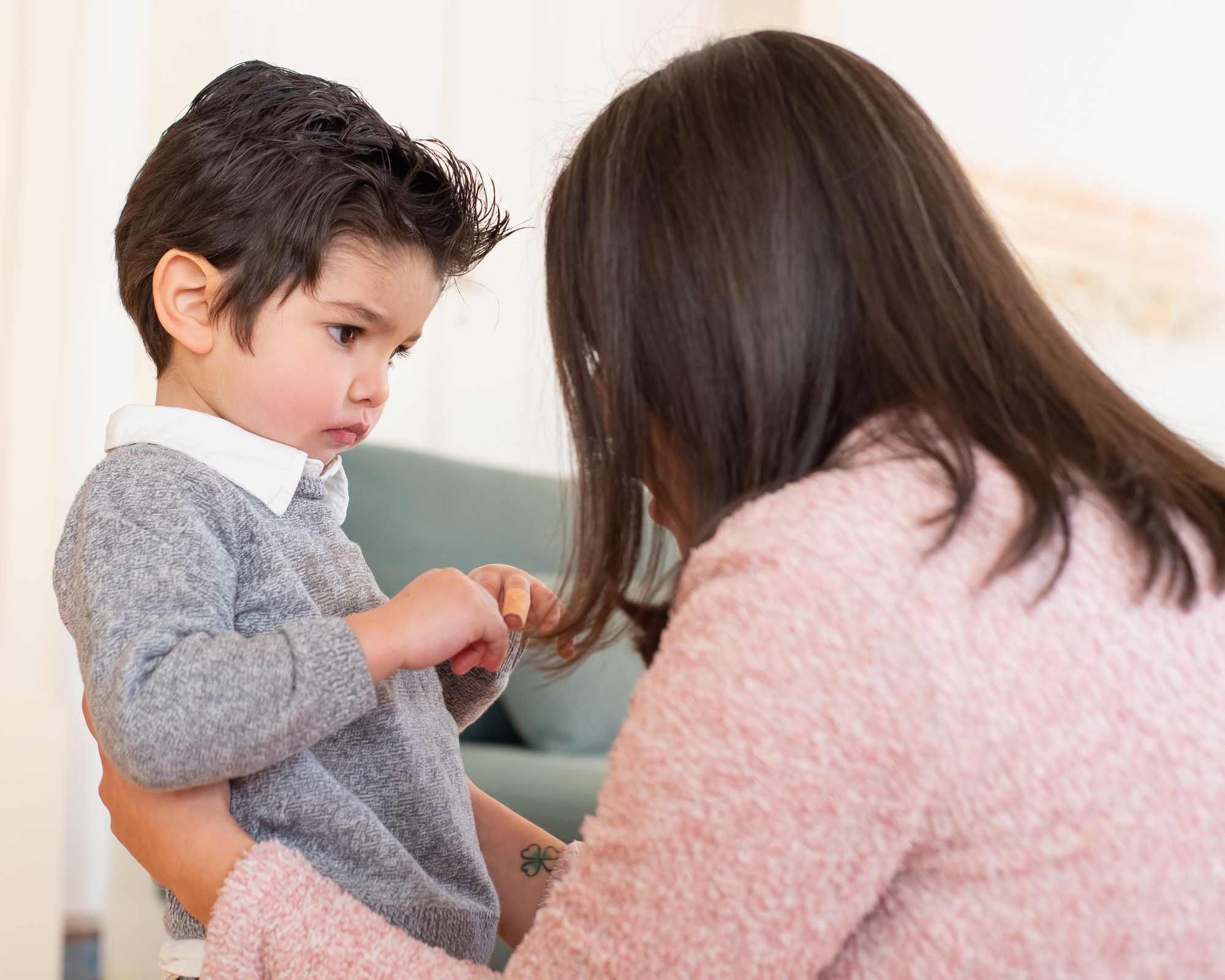 Image of mother frustrated with son to show Alice Zic, expert in parentification trauma therapy and childhood trauma therapy in Colchester, CT, 06415 and in VA