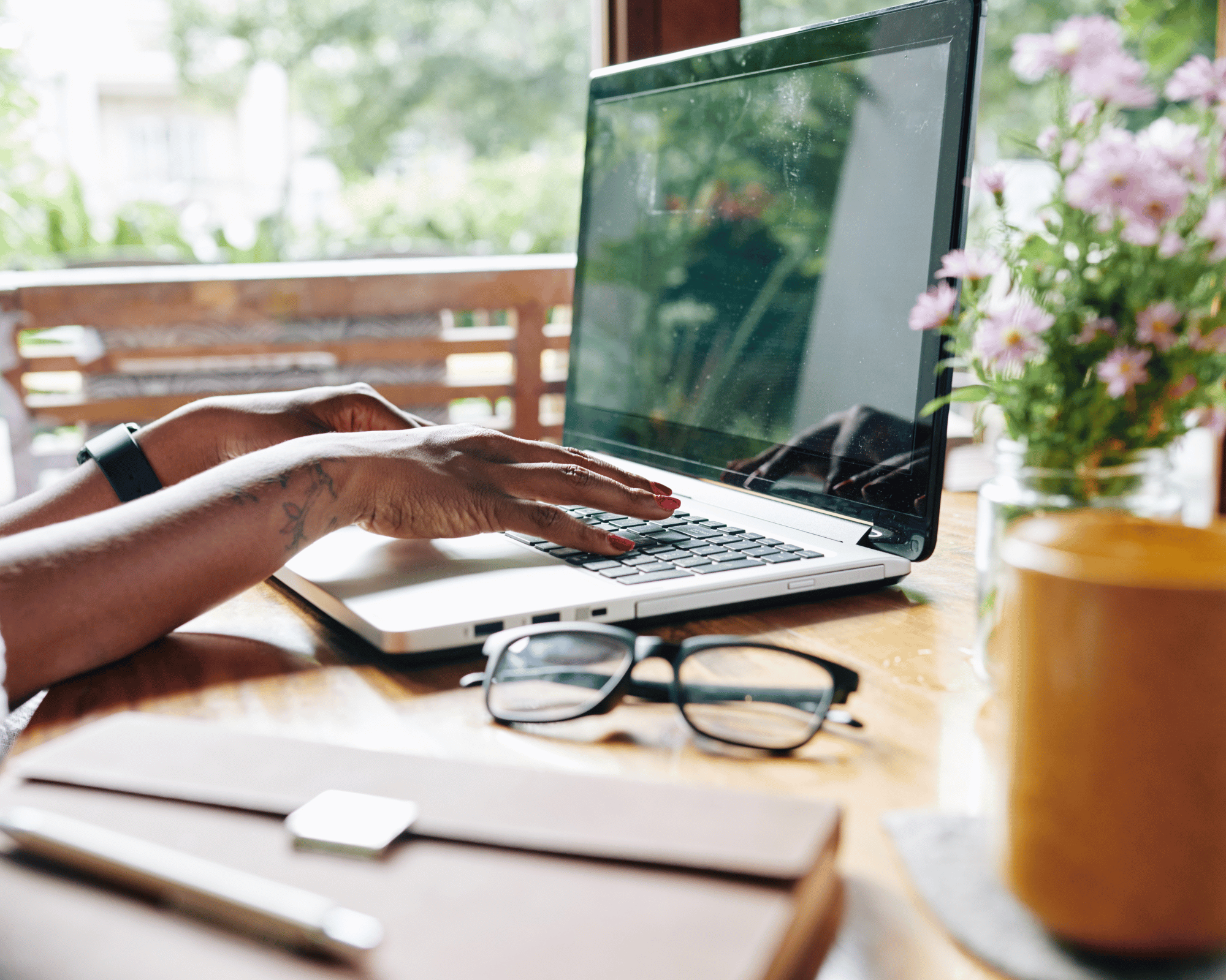 Image of person doing online therapy to show how parentification trauma therapy heals parentification and people pleasing in Colchester, CT 06415 and Virginia