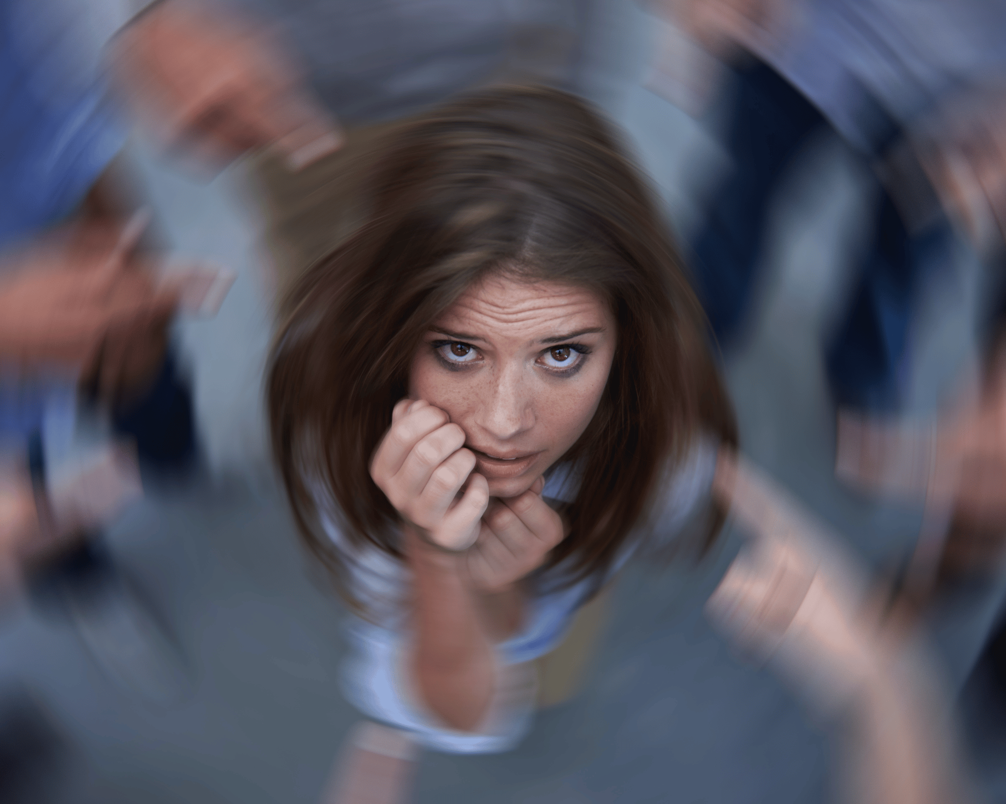 Image of doubtful and confused adult woman to illustrate the impact of gaslighting and how to heal with therapy in Colchester, Connecticut and Virginia