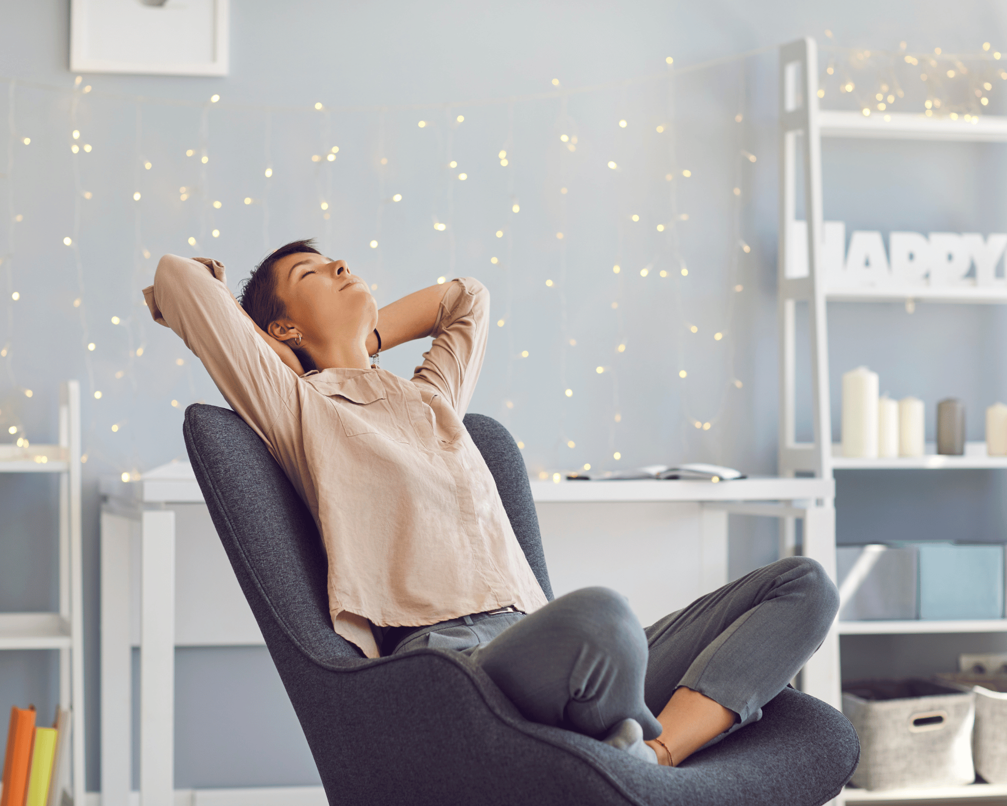 Image of mindful non-binary person to show connection between people pleasing anxiety and fear of everyone being mad at you in Colchester, CT & Virginia