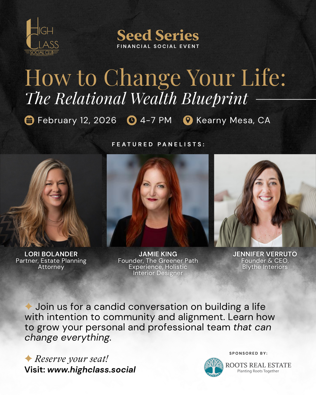 Seed Series: How to Change Your Life - The Relational Wealth Blueprint - February 12, 2026