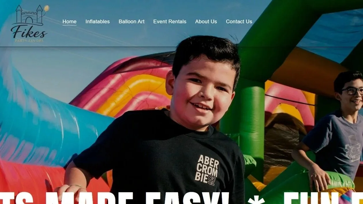 Website for Fikes Party Favors