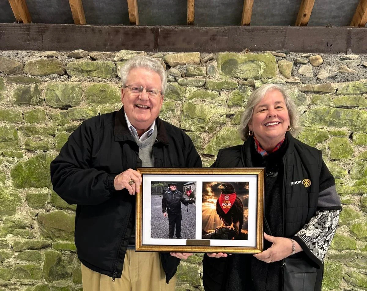 A Special Delivery for Harry the Hawk at Ashford Castle
