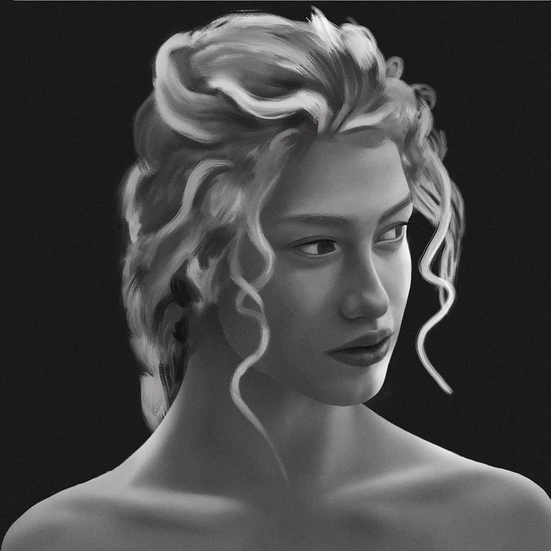 One more photostudy for y'all 👀⁠
.⁠
Can't find the ref pic author 💁🏾⁠
.⁠
#photostudy #art_realism #hyperrealism #realism #realistic #hyperrealistic #portrait #instaart #artist #painting #artwork #artoftheday #instaartist #digitalart #digitalartist