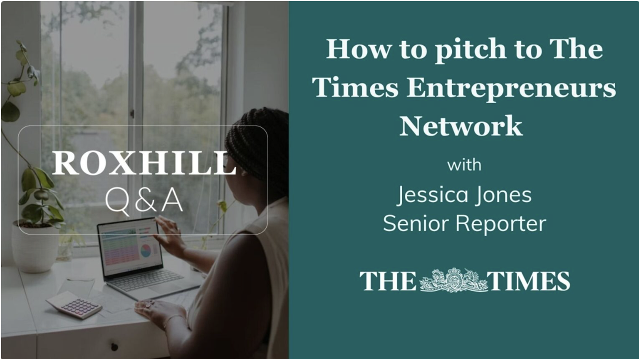 How to pitch to The Times Entrepreneurs Network with Jessica Jones