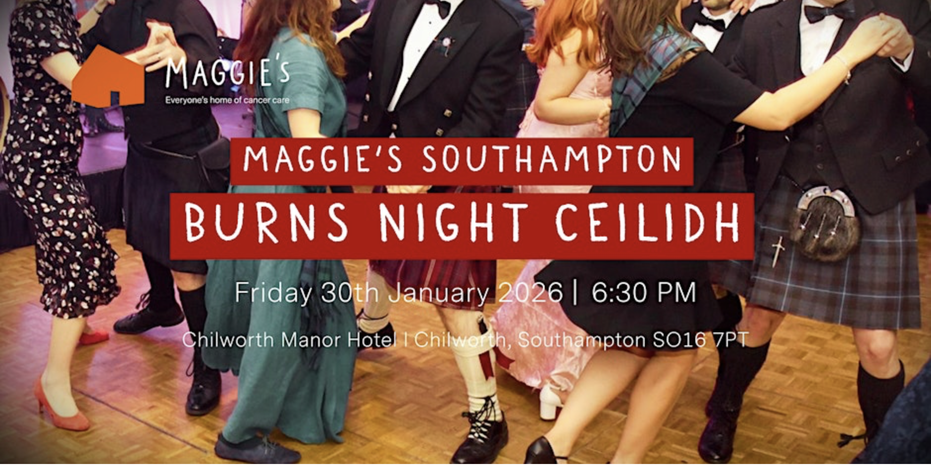 Maggie's Southampton Burns Night Ceilidh