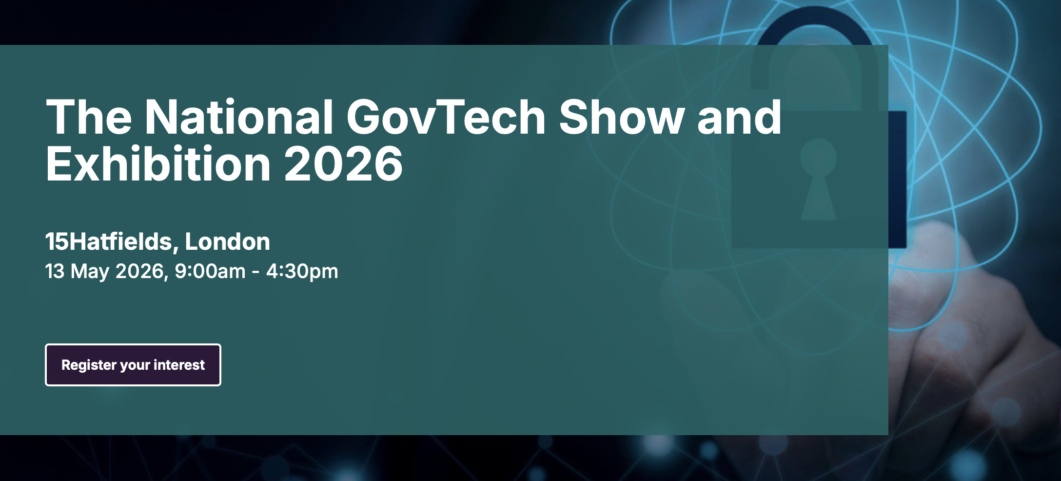  The National GovTech Show and Exhibition 2026