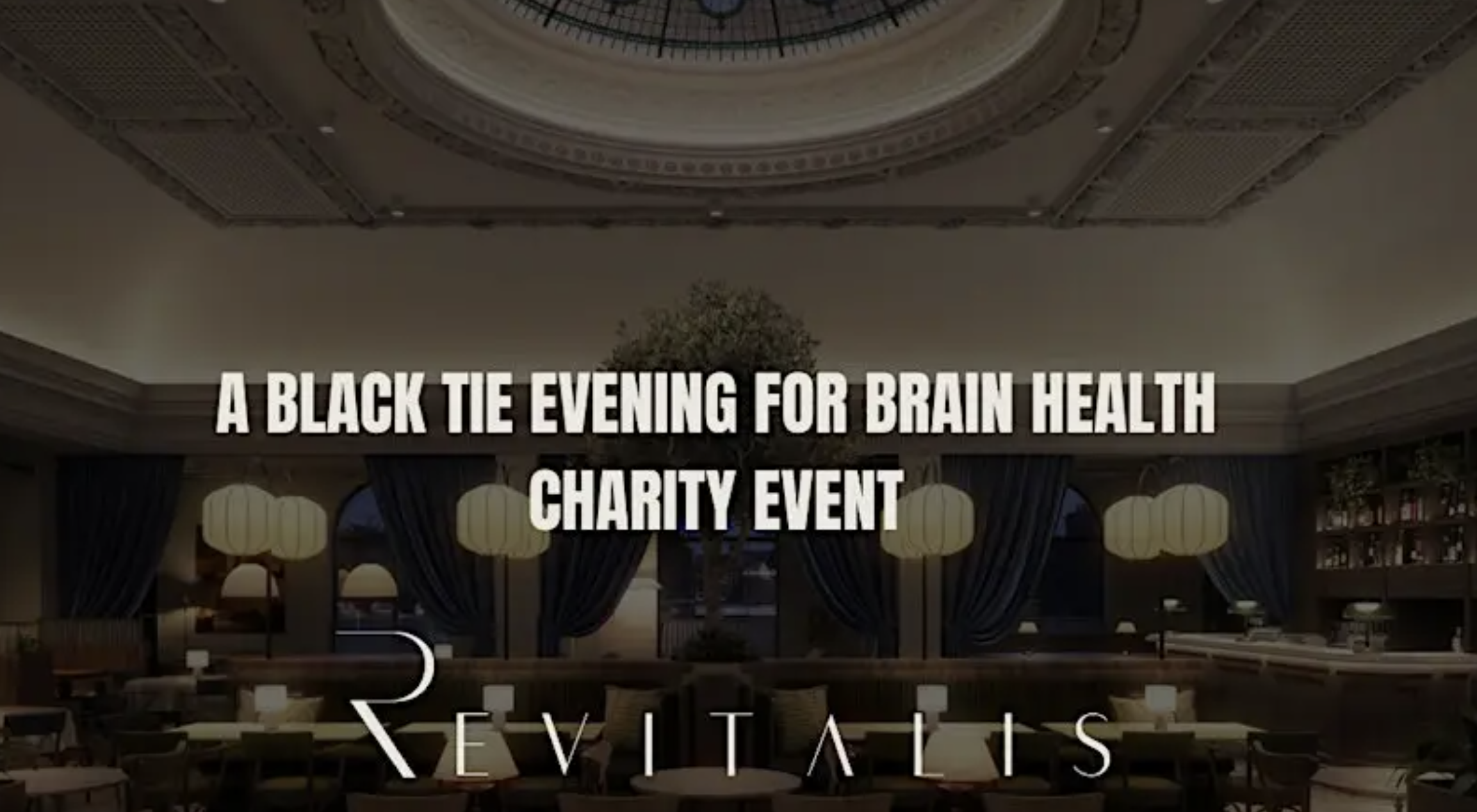 A Black Tie Evening for Brain Health with Revitalis
