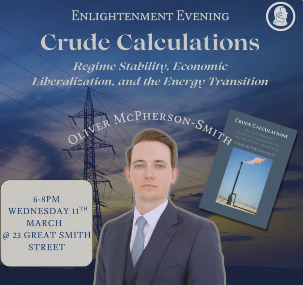 Enlightenment Evening: Crude Calculations by Oliver McPherson-Smith
