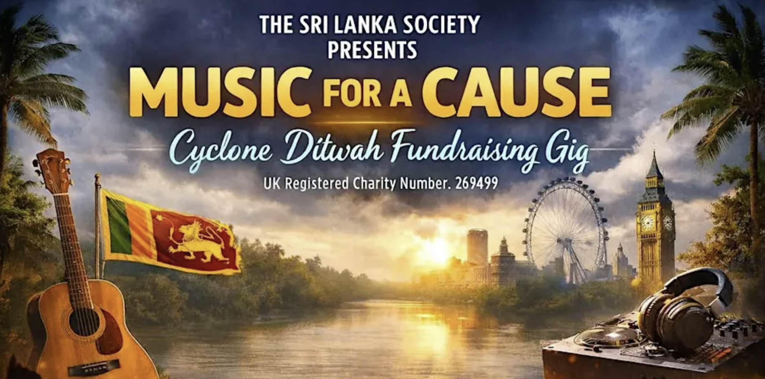Music for a Cause - Cyclone Ditwah Fundraising Gig