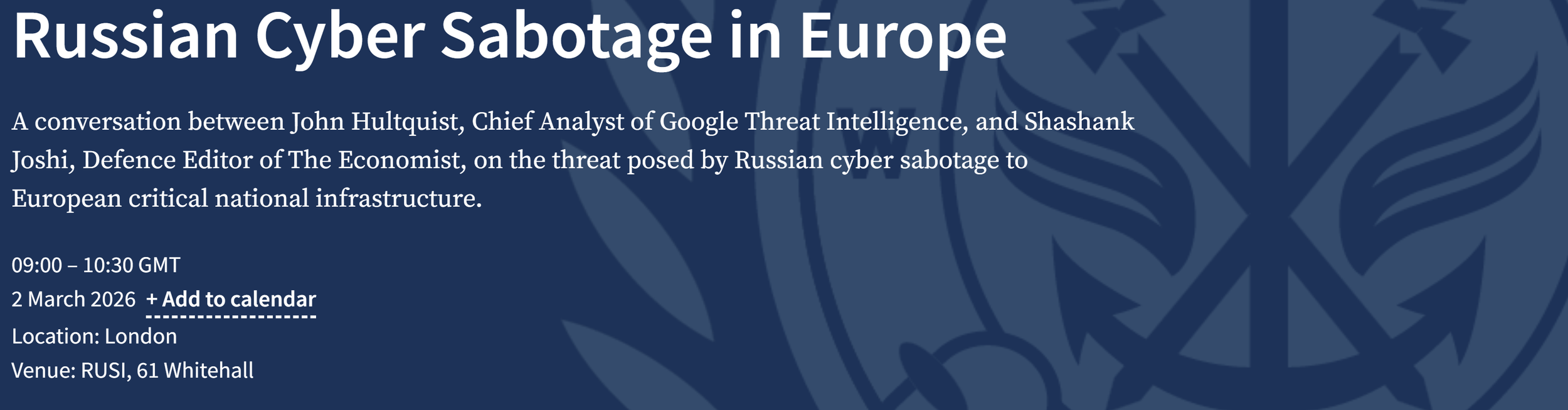 Russian Cyber Sabotage in Europe