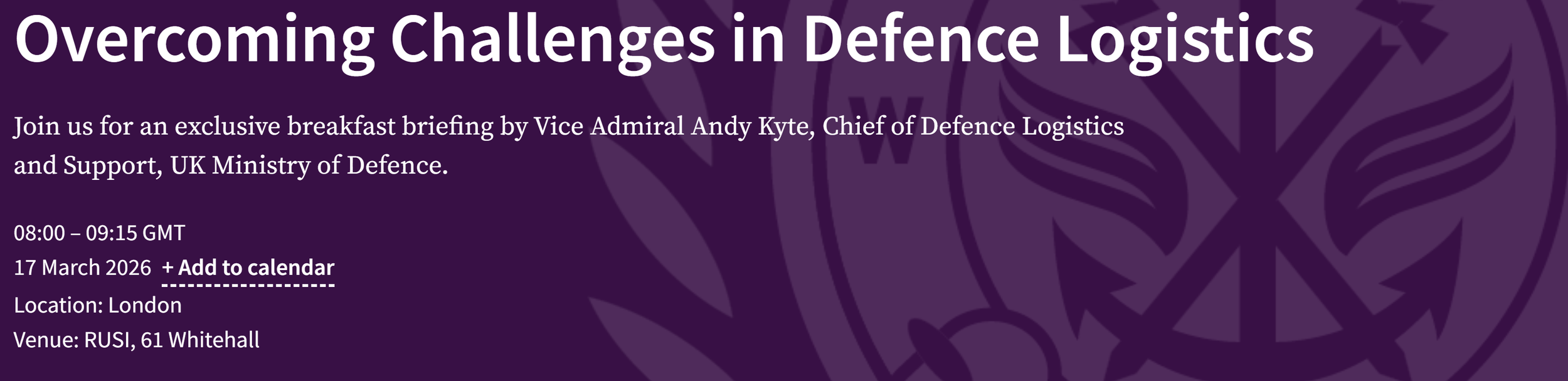 Overcoming Challenges in Defence Logistics