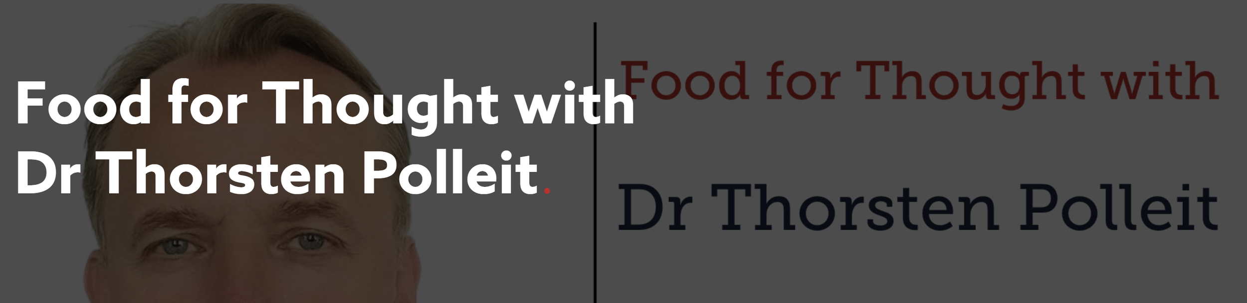 Food for Thought with Dr Oles Andriychuk