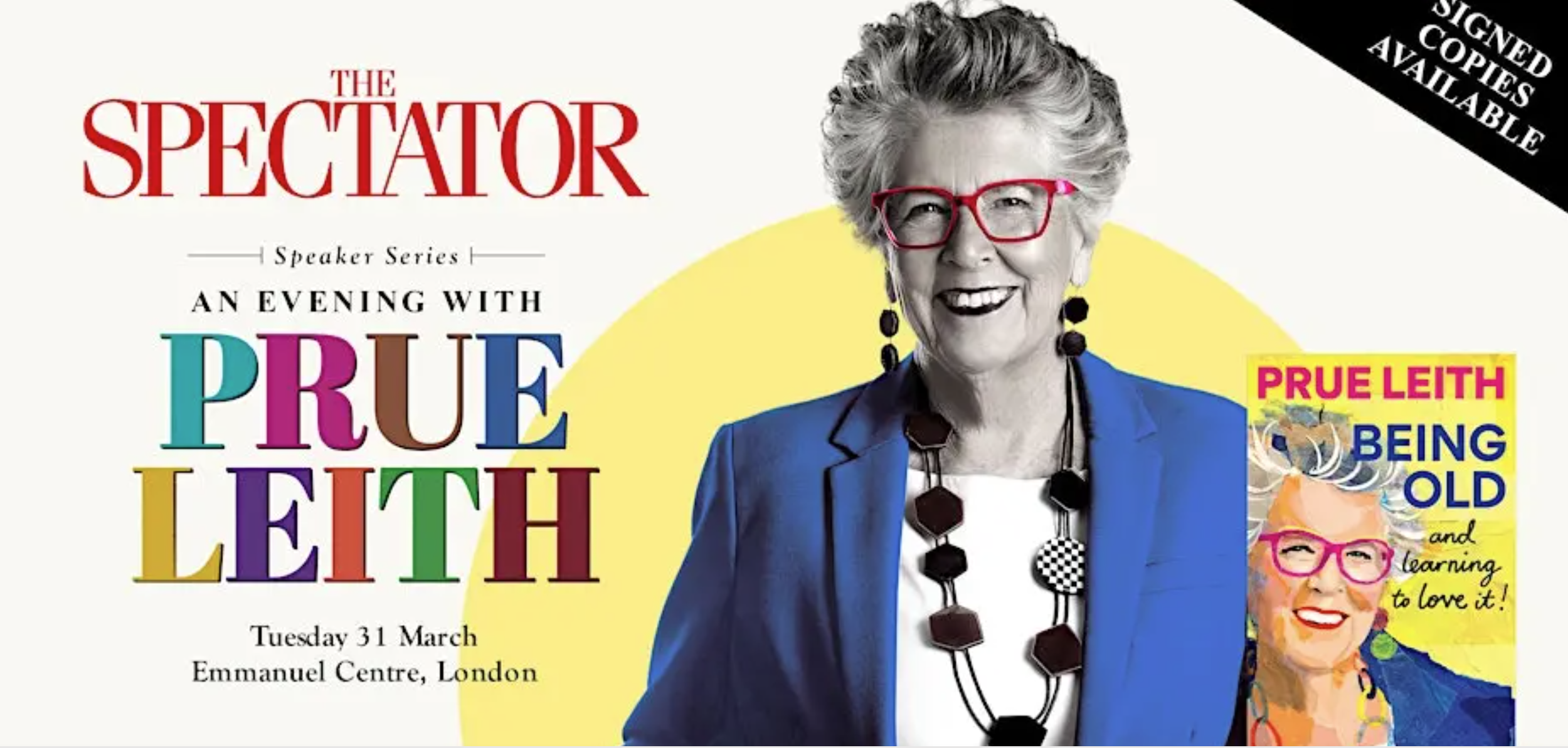 Speaker Series: An evening with Prue Leith