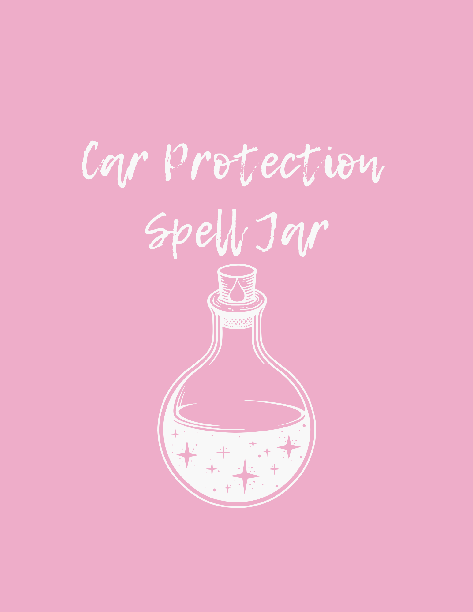 Car Protection Spell Jar