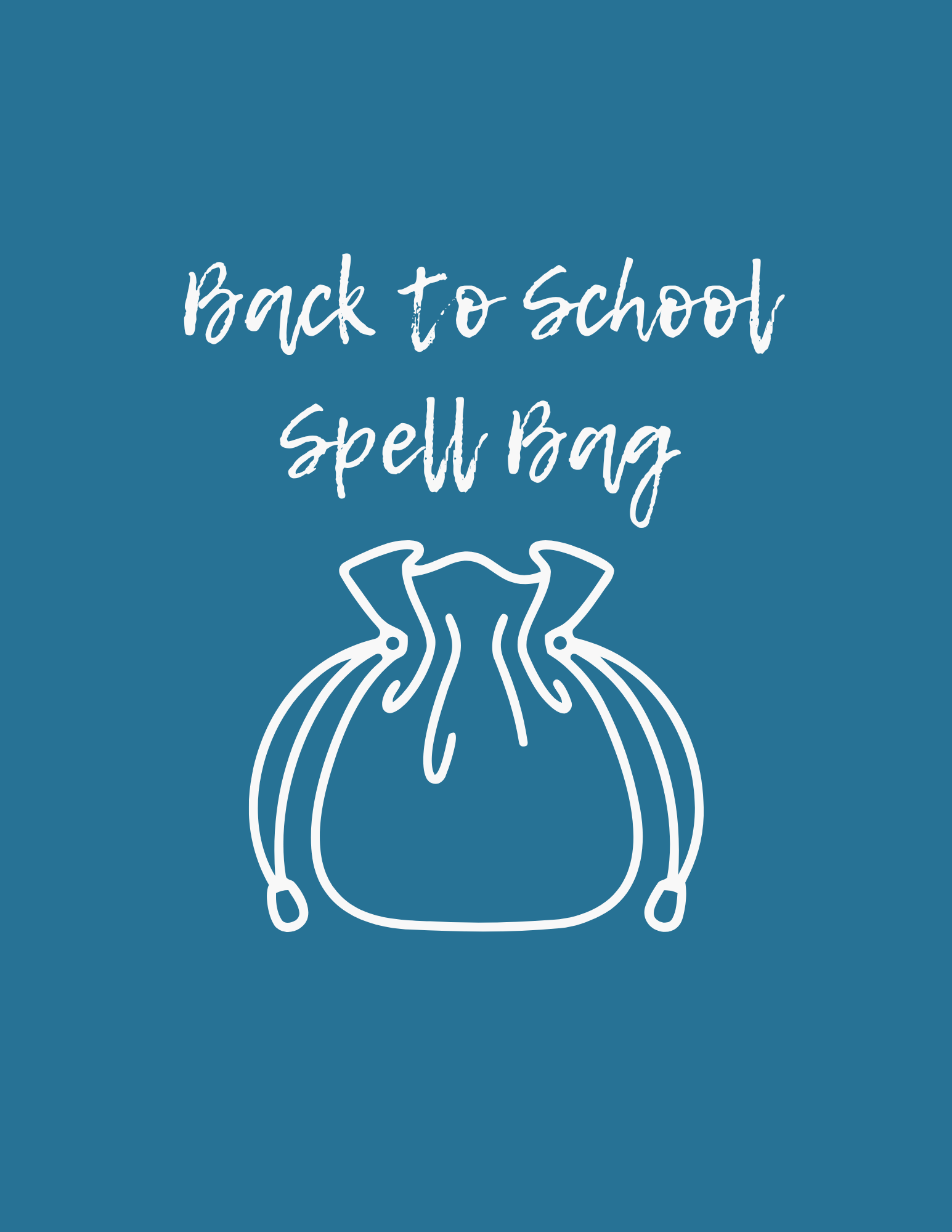 The Back to School Bag