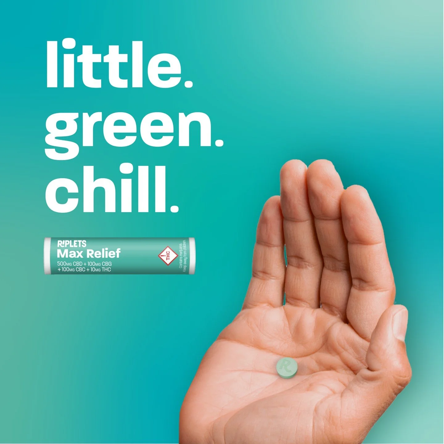 CBD + CBG + CBC + THC all in a pill form.