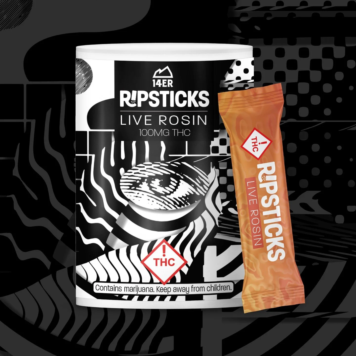 Get our latest drop of Live Rosin powder from dispensaries now! Local artist A. L. Grime (peep her murals around town) crafted the label for this sweet and tropical sativa strain of Full Honey MAC.