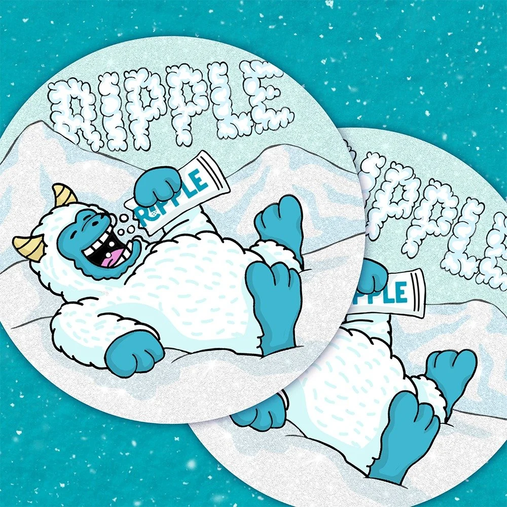 Chillbert the yeti has a brand to maintain, okay? He doesn't smoke flower. Flower is green. Flower is spring. Chillbert is all about that white powder (Ripple, my dudes, not *that* kind of snow). December sticker drop comin' at ya, budtenders!