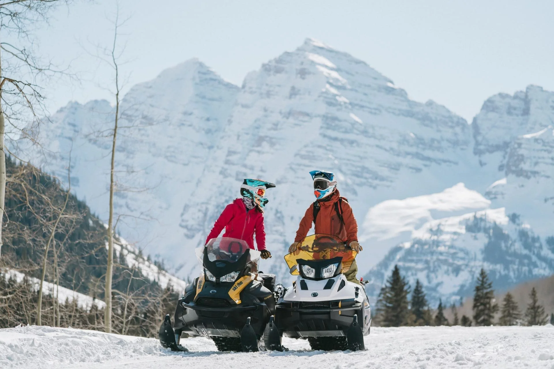 Snowmobiling