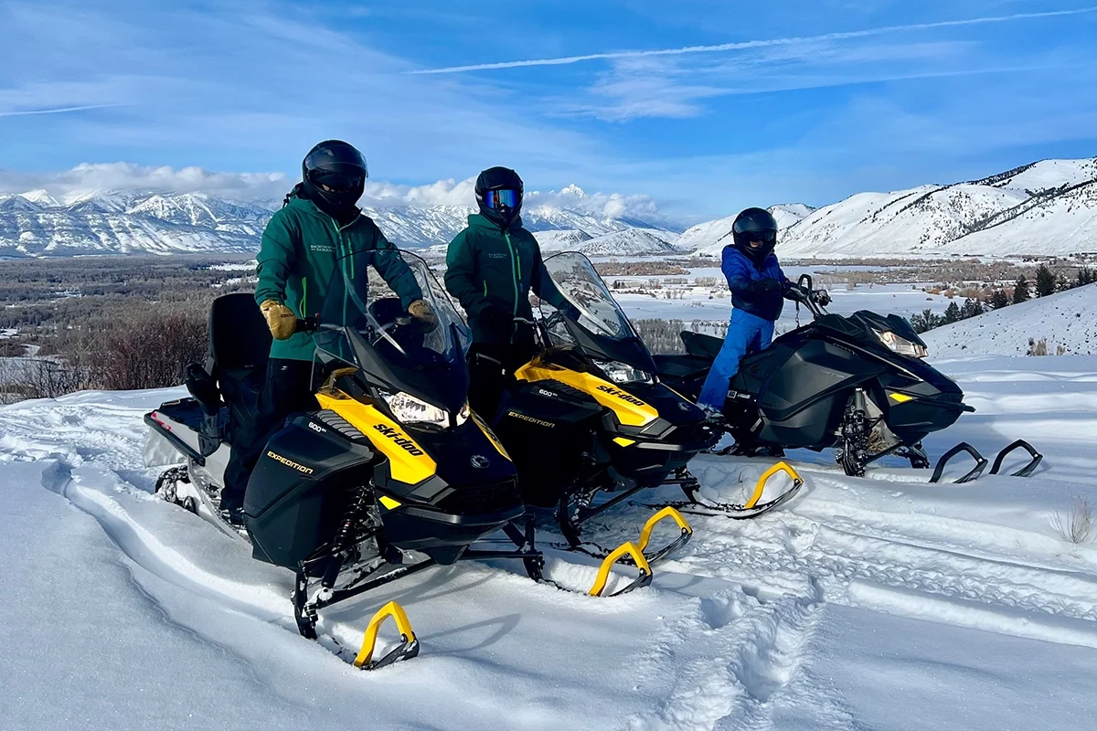 Snowmobiling