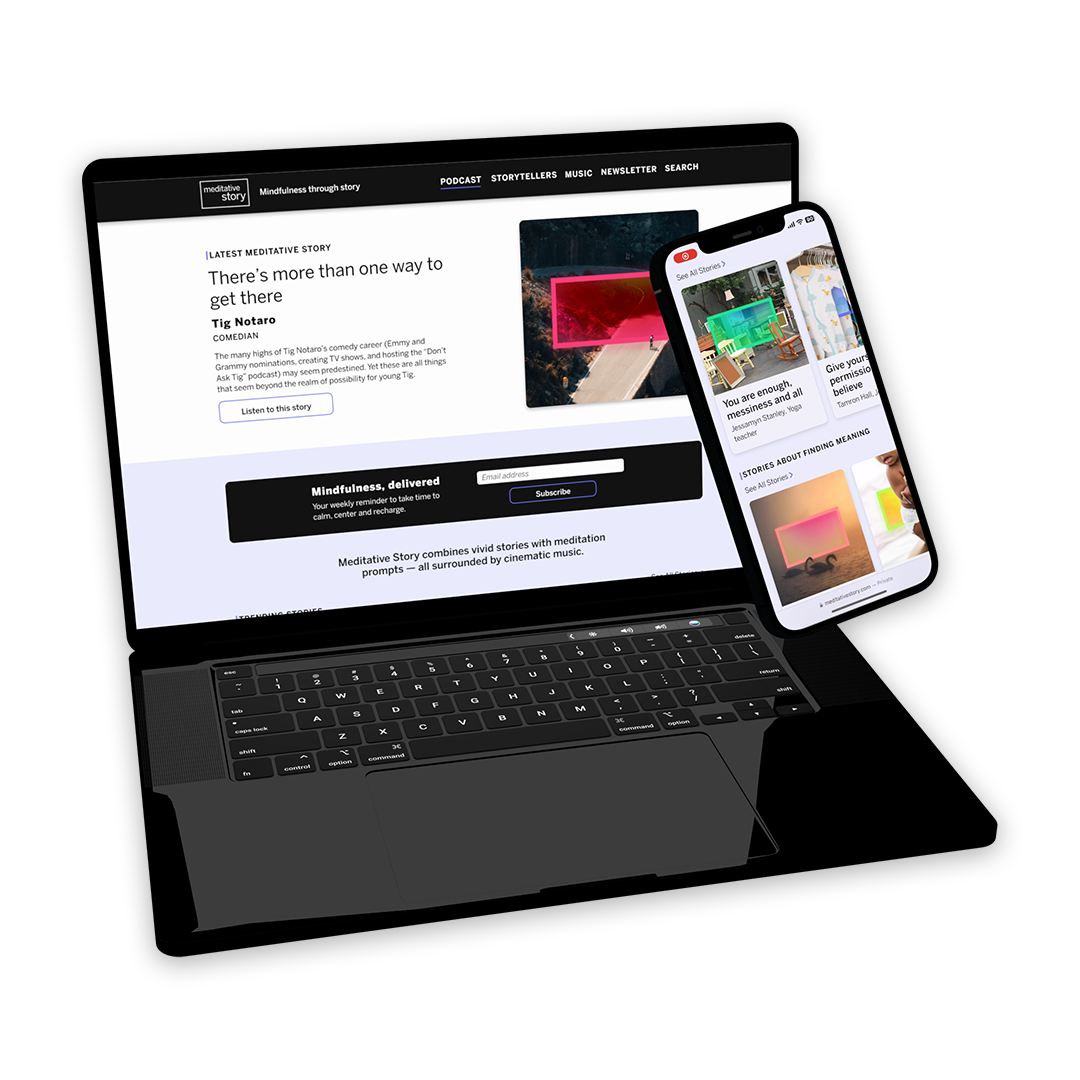 Meditative Story Website