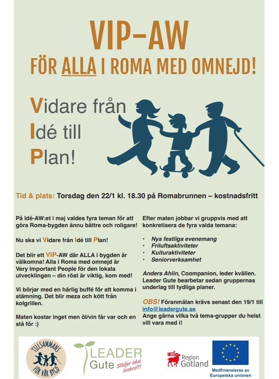 VIP-AW  FÖR ALLA I ROMA MED OMNEJD!