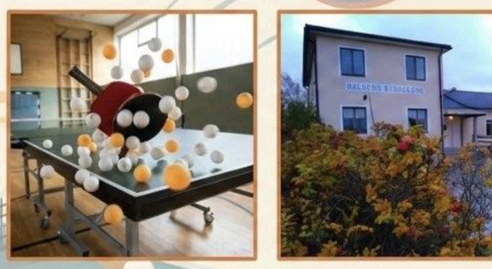 Sockenmästerskap i bordtennis i Dalhems bygdegård