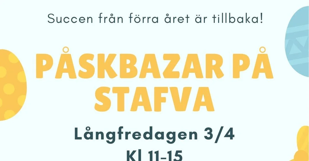 PÅSKBAZAR PÅ STAFVA