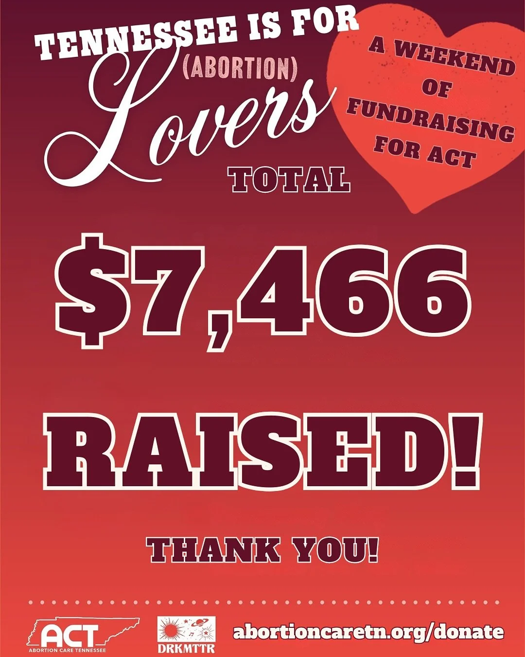 $7,466 RAISED FOR ABORTION FUNDING!!!

Thank you thank you thank you ❤️ we couldn&rsquo;t do this work without you. 

@emiideeee
@awk_allie
@you.are.here_journal
@carolcro
@catbutt_
@astroromanticism
@sfidelholtz
@emmastopdrawing
@cooliajannon
And ot