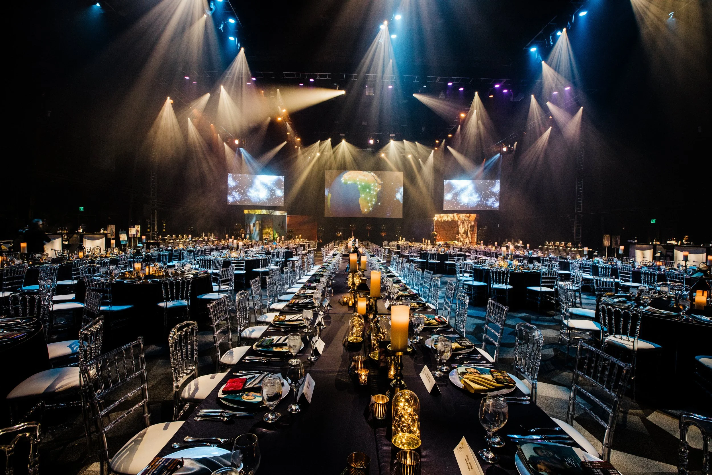 Event concept and flow for Vitamin Angels' 25th Anniversary celebration, "The Dark Sacred Night," on-site at Disney. (Creative Direction)