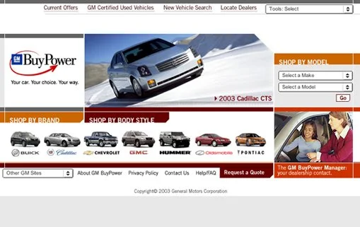 Developing a customer-centered car shopping site for the country's largest auto manufacturer. (Creative Direction/UX/Copy)