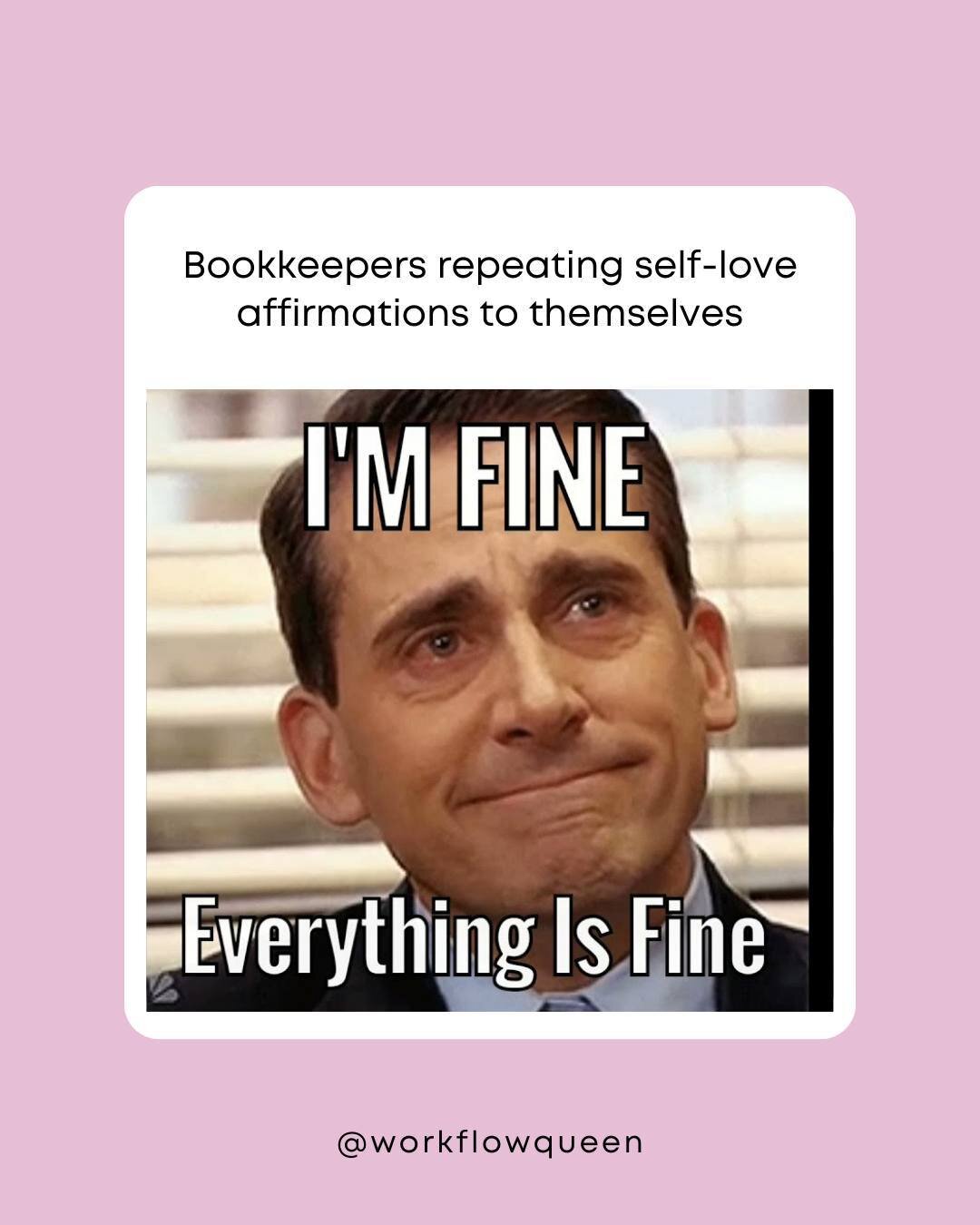 Happy self-care season! 🤣

p.s. Sign ups are open for my upcoming 💥FREE upcoming bootcamp, The POWER to Breakthrough Bootcamp!💥
🗓️ March 4-8th

👉 Comment POWER below and I'll DM you the link!
.
.
.
#bookkeeperprobs #accountantproblems #bookkeepe