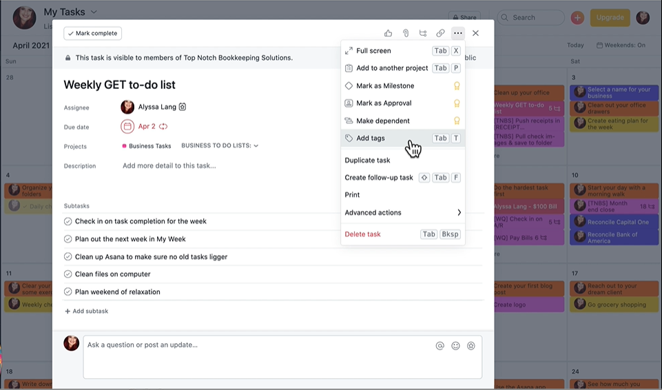 How to Leverage Tags in Asana for Maximum Organization (Without ...