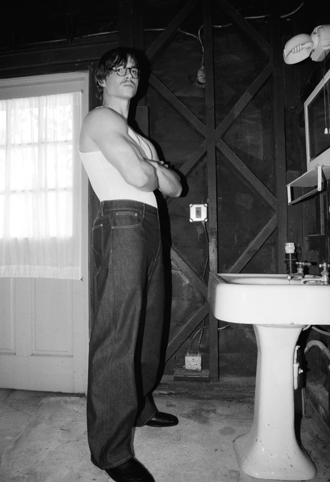 Nicholas Alexander Chavez for HERO Magazine Photographed by Fabien Kruszelnicki Makeup by Zaheer Sukhnandan