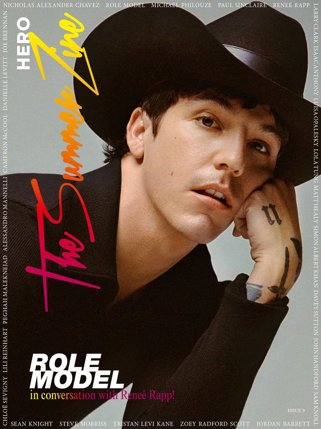 Role Model for HERO Magazine Photographed by Fabien Kruszelnicki Makeup by Zaheer Sukhnandan