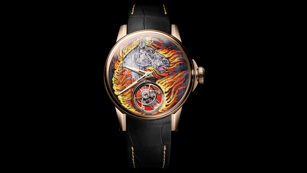 Louis Moinet celebra o Ano Novo Chinês com peça única de tourbillon e mostrador em quebra-cabeça de 81 peças